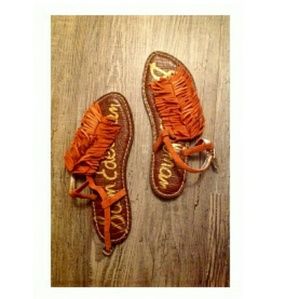Sam Edelman Boho Fringe Sandals